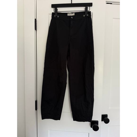 $98 New Everlane The Barrel Pant - Black - 00 - Picture 3 of 8